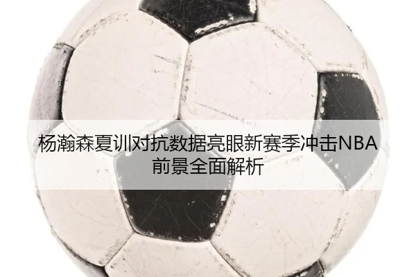 杨瀚森夏训对抗数据亮眼新赛季冲击NBA前景全面解析